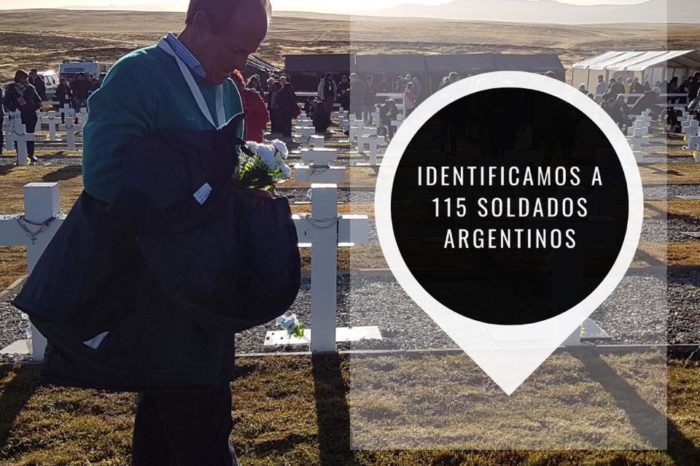 IDENTIFICAMOS A 115 SOLDADOS ARGENTINOS