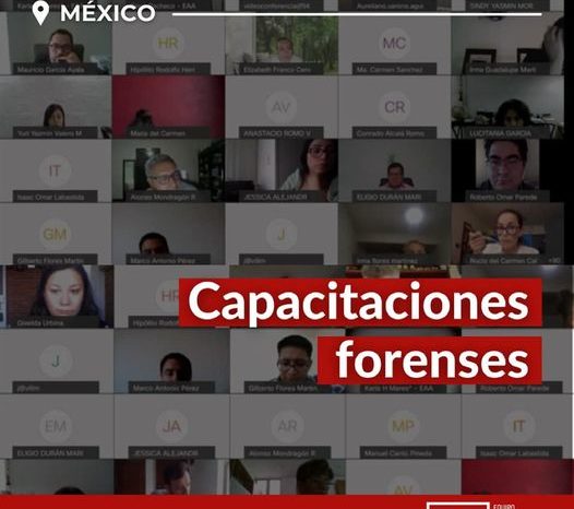 Capacitaciones forenses en México