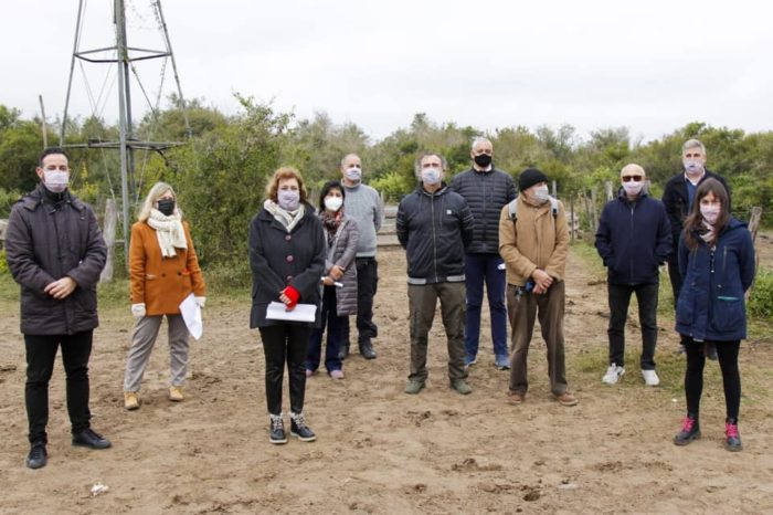 Reconocimiento del terreno en el ex predio militar Campo San Pedro en la provincia de SantaFe