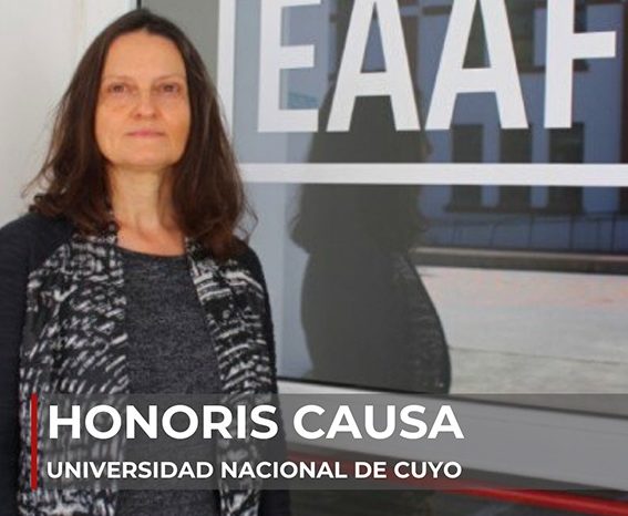 Honoris Causa de la Universidad Nacional de Cuyo a Silvana Turner
